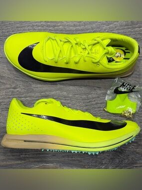 Nike Zoom Triple Jump Elite 2 Volt Green Track Cleats Men's Size 9
